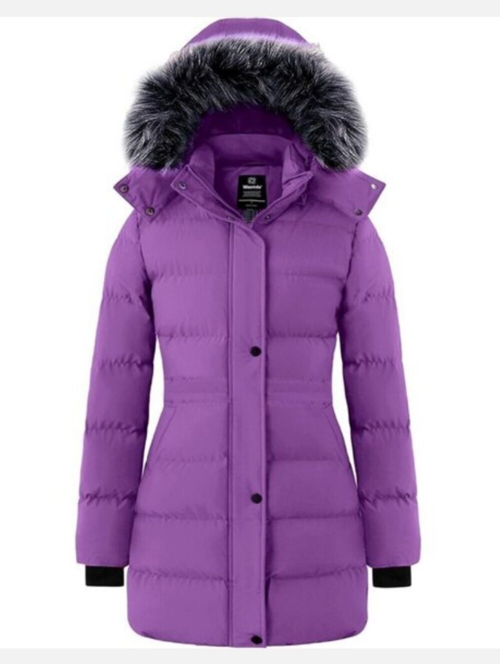 Wantdo Puffer Jacket Long Warm Winter Coat- XXL